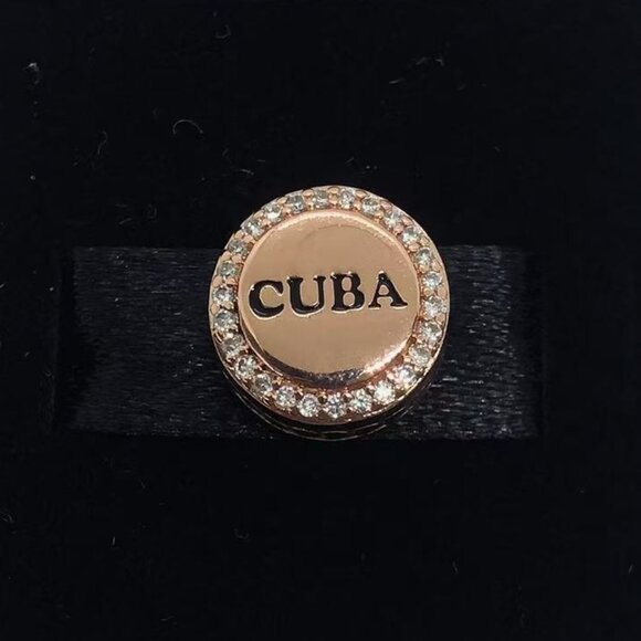 ✨🔥Pandora Cuba Flag Exclusive Bead Charm S925 Silver with box - Picture 2 of 2